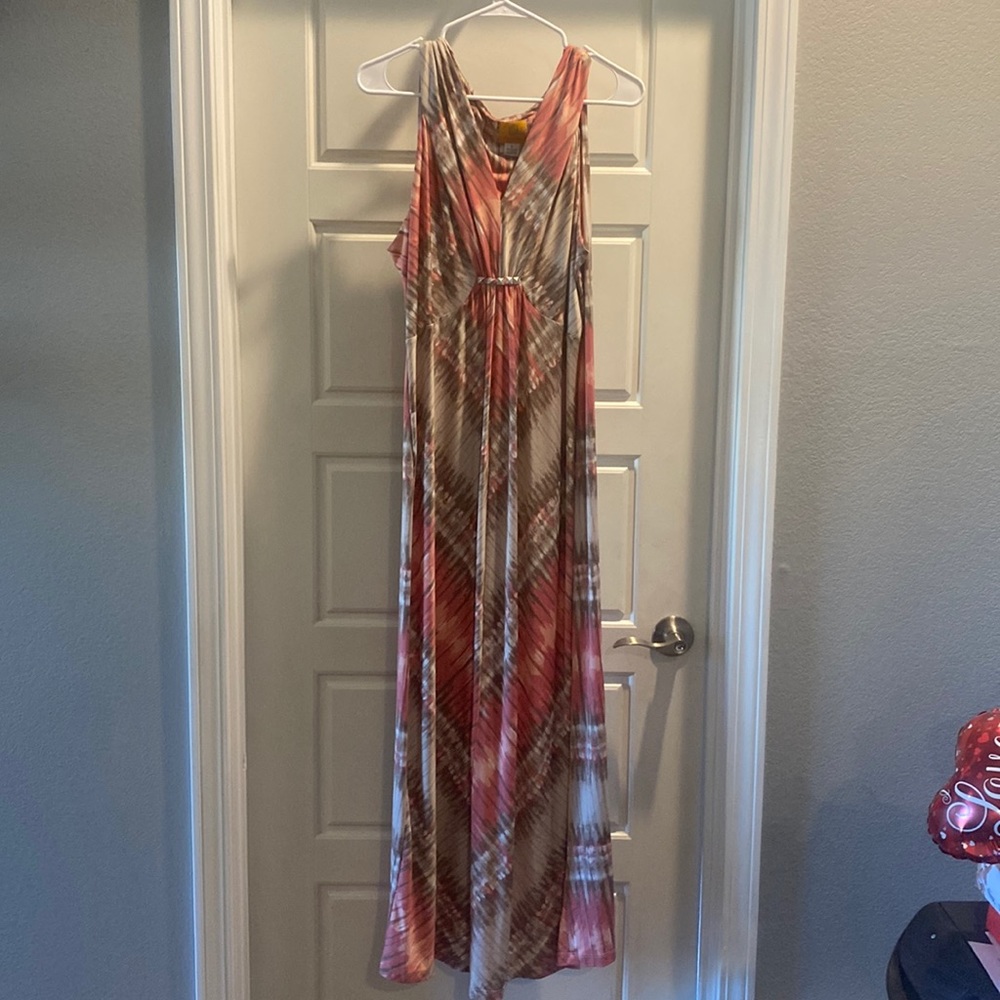 Ruby Rd Size L Maxi Dress